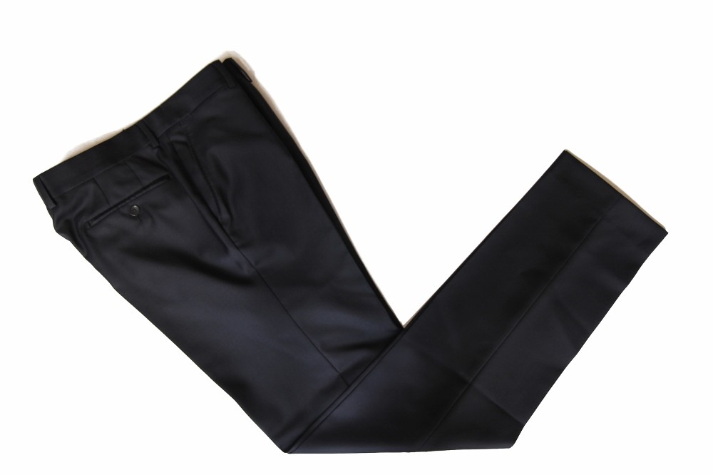 The Wardrobe Trousers Dark Navy Super 110s - Benjamin - Brands