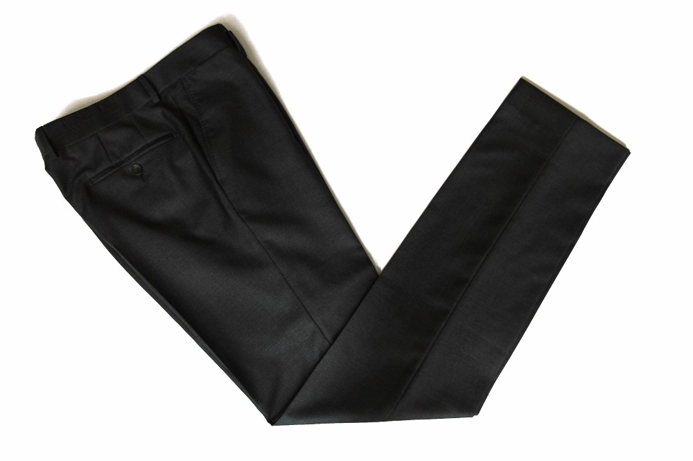 The Wardrobe Trousers Charcoal Super 110s