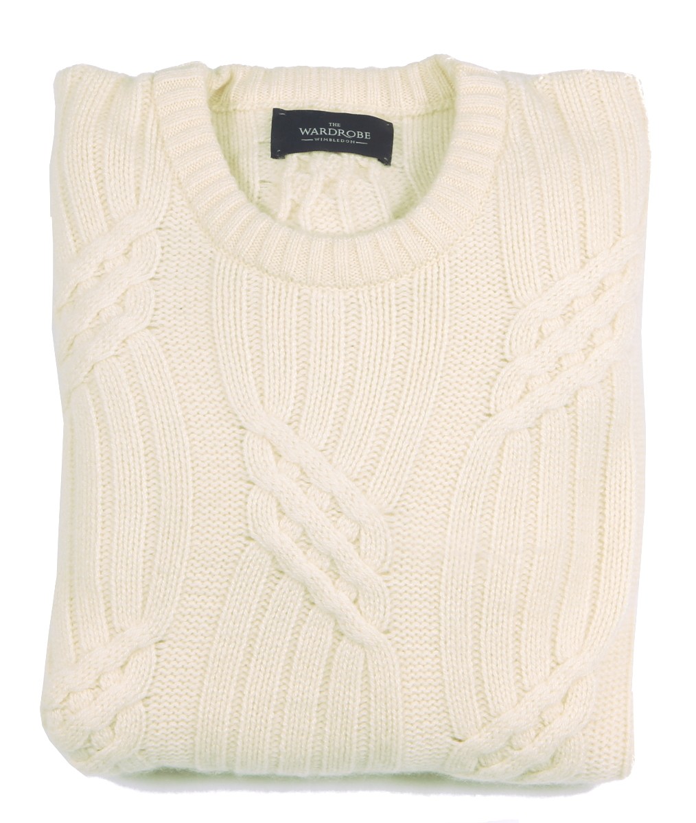 The Wardrobe Sweater: Medium Cream