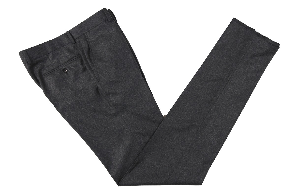 The Wardrobe Trousers: Medium Charcoal Doeskin
