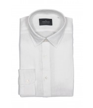 The Wardrobe Casual Shirt: White Linen
