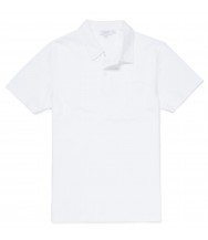 Sunspel Riviera Polo Shirt: White
